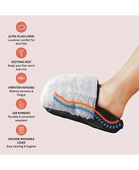 Pursonic Ultra Plush Heated Foot Warmer, Stomach and Back Massager, and Xl Microplush Heating Pad