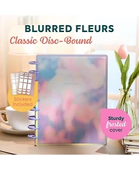 Gnuadz Happy Planner Classic Dashboard Blurred Fleurs July 2026-June 2027