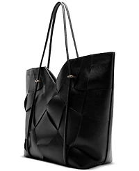 Arezzo Sarah Medium Leather Tote Handbag