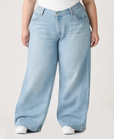 Levi's Plus Mid-Rise Non-Stretch Cinch Cotton Baggy Jeans