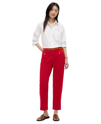 Tommy Hilfiger Women's Twill Patch Pocket Chinos Pants