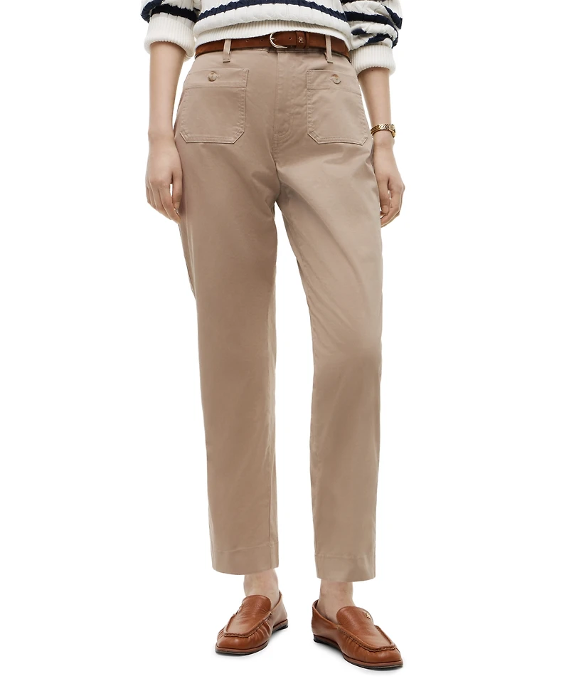Tommy Hilfiger Women's Twill Patch Pocket Chinos Pants