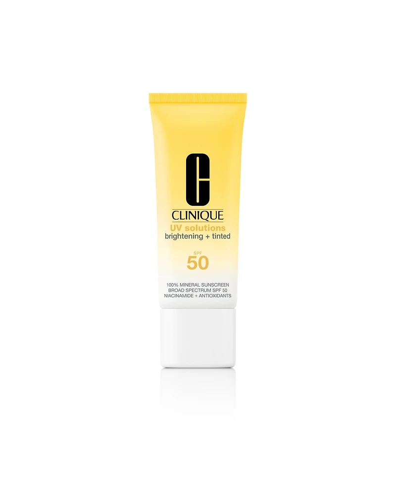 Clinique Uv Solutions Brightening + Tinted Sunscreen Spf 50, 1.35 oz.