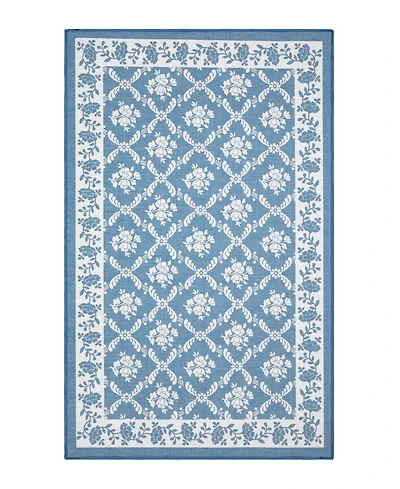 Laura Ashley Printed Chenille Merley Accent Rug, 20"x 32"