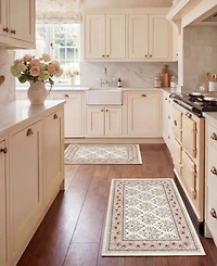Laura Ashley Printed Chenille Deaney 2-Pc. Rug Set