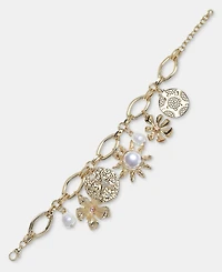 On 34th Flower & Sun Charm Bracelet, Macy's Exclusive