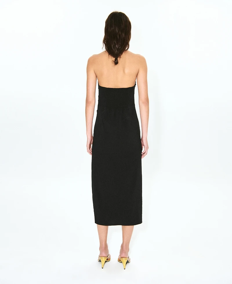 Mango Women's Draped Halter Dress