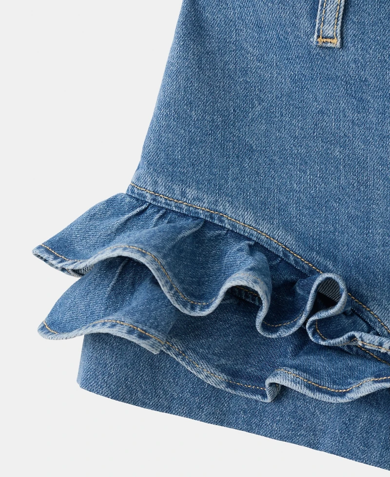 Mango Women's Ruffled Mini Shorts