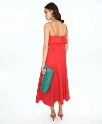 Mango Women's A-Line Midi Dress