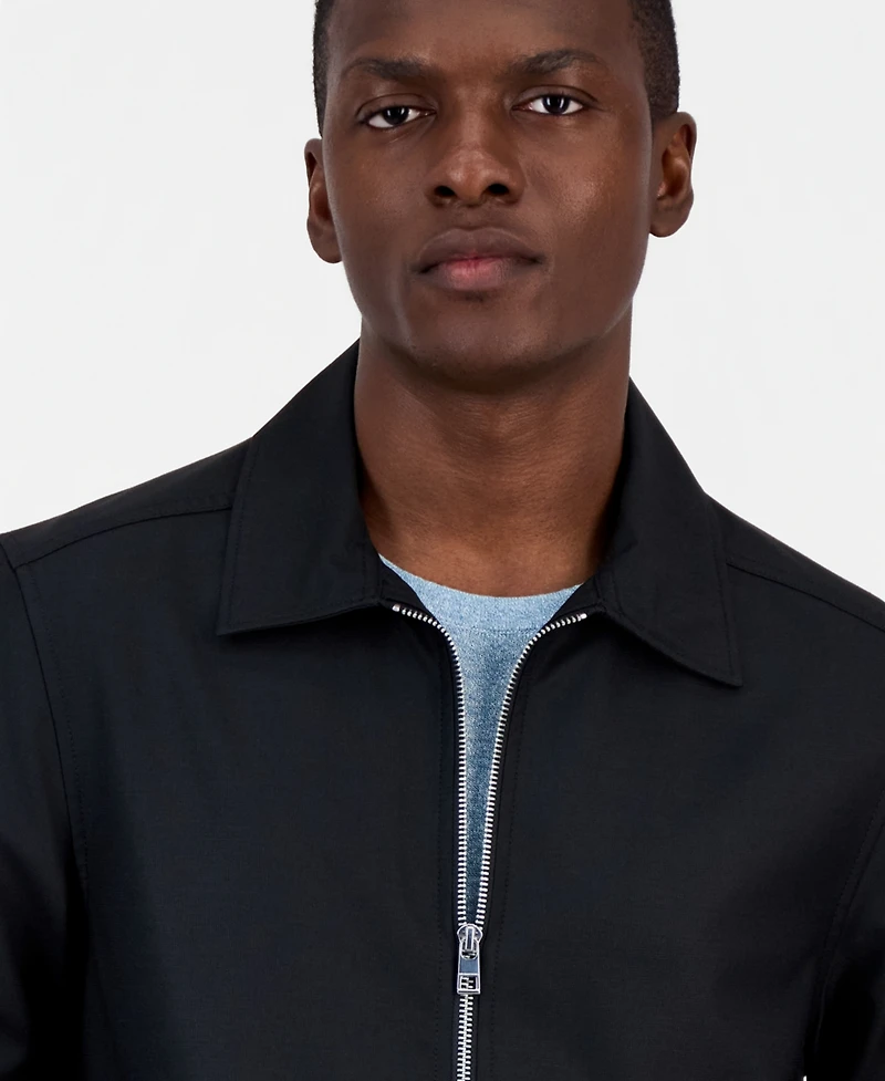 Michael Kors Men's Tech Zip-Up Shirt Jacket