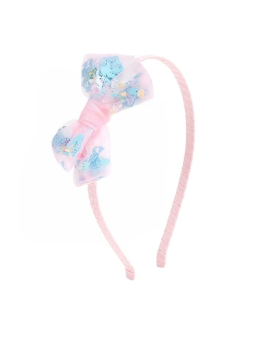 Sweet Wink Little and Big Girls Mermaid Sequin Bow Headband
