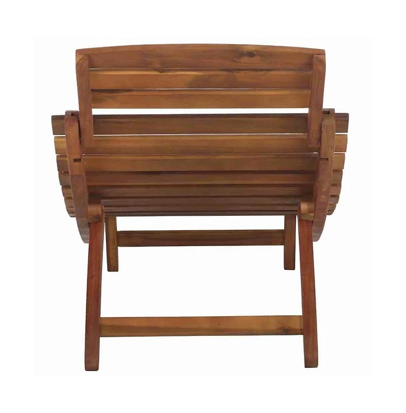Augusta Home Fanty Folding Sunlounger