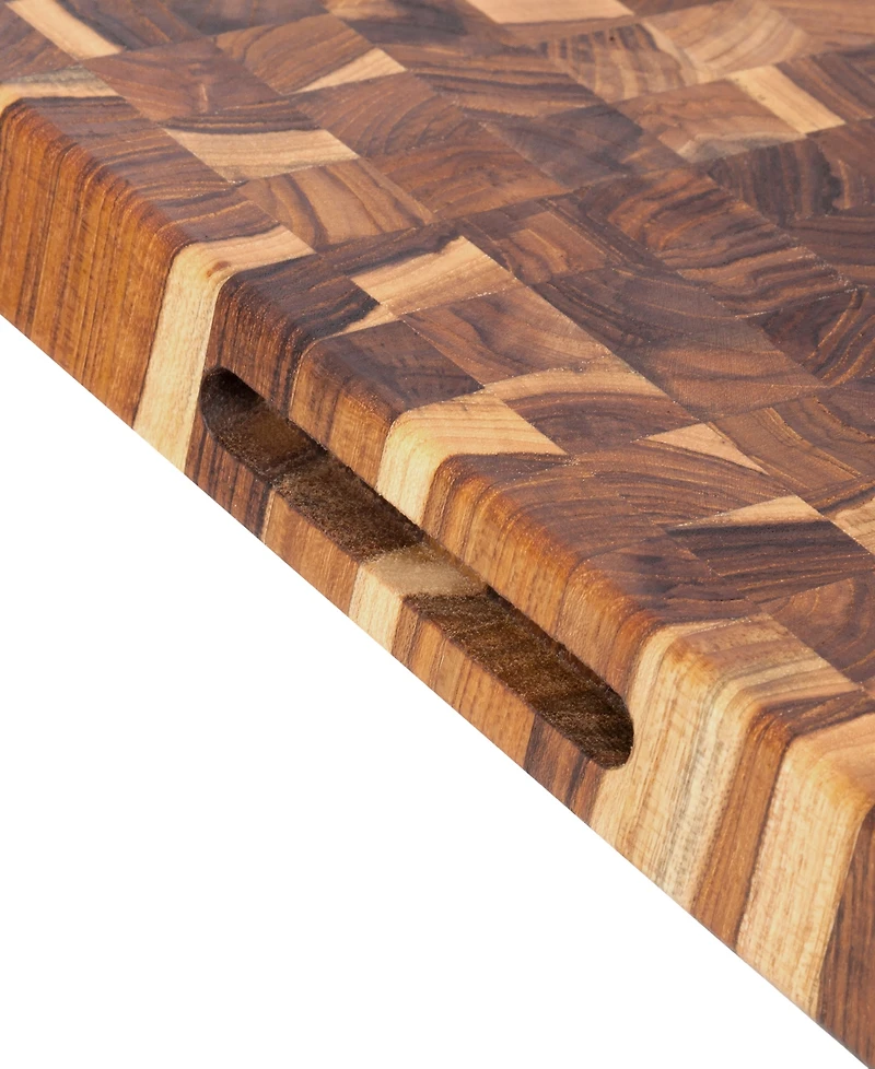 Teakhaus Teak Wood Medium Butcher Block Cutting Board, 20" x 15"