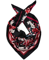 Vince Camuto Posy Floral Border Square Scarf