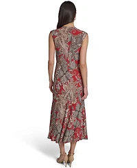 Tommy Hilfiger Women's V-Neck Printed Dress