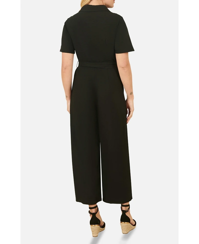 Yumi Women's Utility Relaxed Fit Jumpsuit