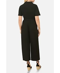 Yumi Women's Utility Relaxed Fit Jumpsuit