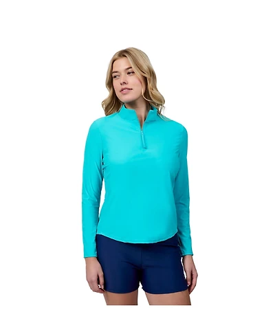 Free Country Women's Sun Breeze / Zip Sunshirt