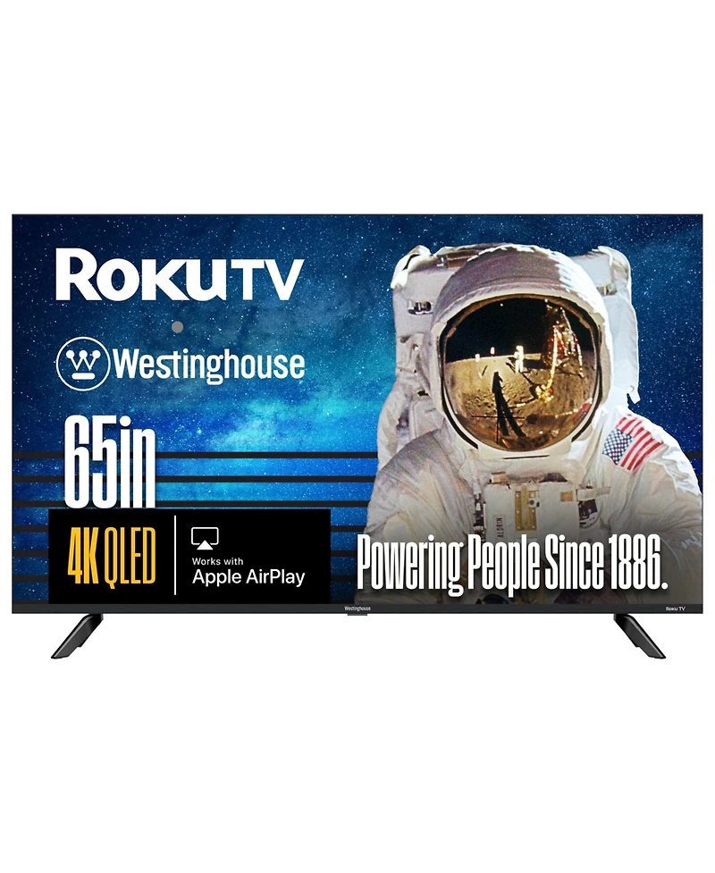 Westinghouse 43" Qled 4K Uhd Smart Roku Tv – HDR10+, Dolby Vision, Alexa & Google Compatible