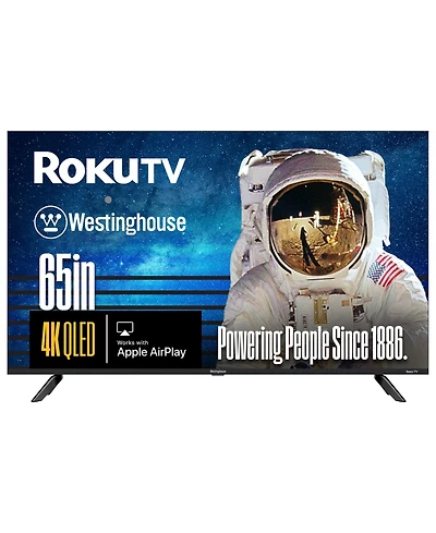 Westinghouse 43" Qled 4K Uhd Smart Roku Tv – HDR10+, Dolby Vision, Alexa & Google Compatible