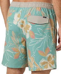 O'Neill Men's Hermosa Printed Swim Trunks
