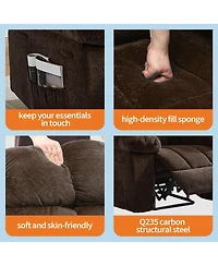 gaomon Comfortable Lounge Chair for Living Room - Ergonomic Overstuffed Design - Stylish Home Decor - Sturdy Steel Frame