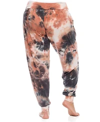 White Mark Plus Tie Dye Lounge Jogger Pants