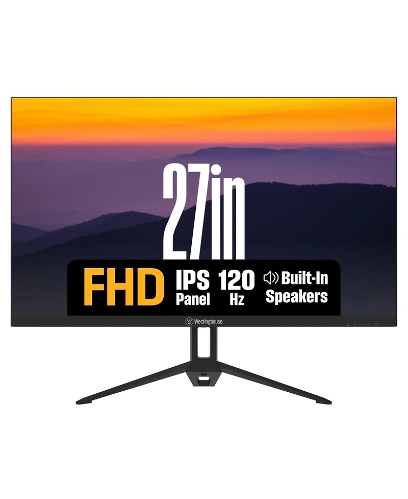 Westinghouse 27" Full Hd Ips Monitor, 120Hz, 1ms, Hdr, Adaptive Sync, Built-in Speakers, Hdmi & Vga