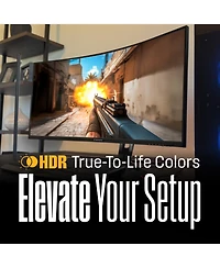 Westinghouse 34" Curved Ultrawide Gaming Monitor, 180Hz, Qhd 3440x1440, Amd FreeSync, 2xDP & 2xHDMI