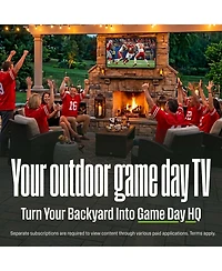 Westinghouse 55" 4K Outdoor Tv, 700+ Nits Bright Display, Anti-Glare, Xumo Smart Tv, Weather-Resistant