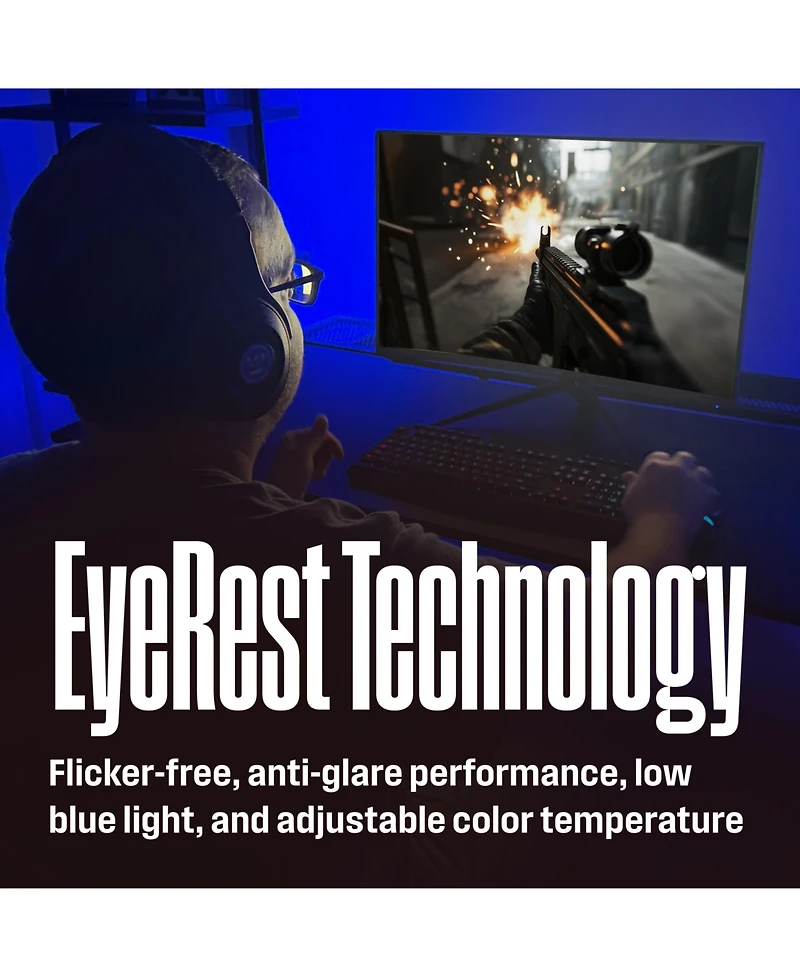 Westinghouse 27" Curved Gaming Monitor, 200Hz, 1080p, 1500R, Amd FreeSync, Built-in Speakers, Hdmi & Dp