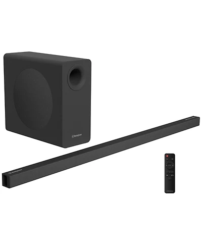 Westinghouse 2.0 Compact Soundbar, 120W with Dolby Atmos & Digital Plus, eARC Hdmi, Bluetooth, Roku Tv Ready