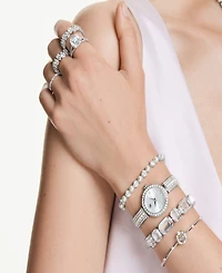 Swarovski Rhodium-Plated Stars Inspired Link Bracelet