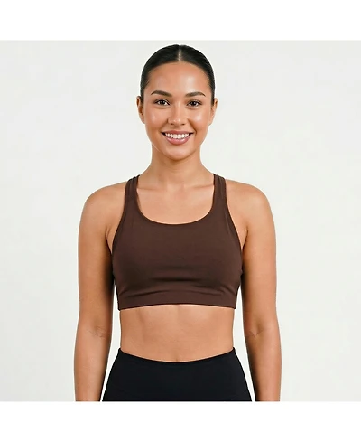 Calypsa Women's Racerback Swim Bra with Removable Cups