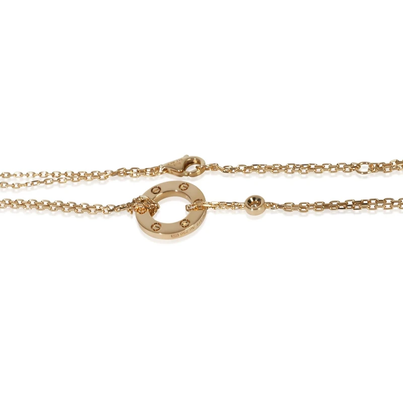 Pre-Owned Cartier Yellow Gold Diamond Love Necklace