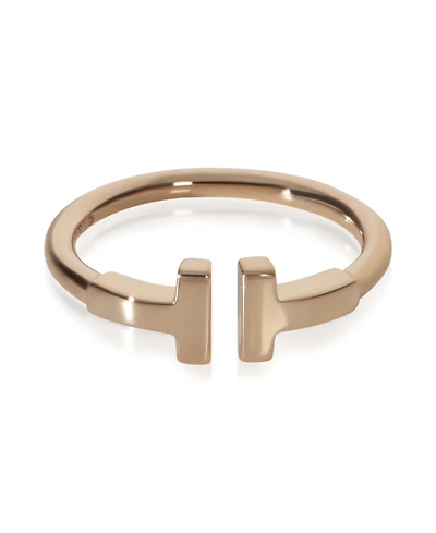 Pre-Owned Tiffany & Co Rose Gold Tiffany T Wire Ring