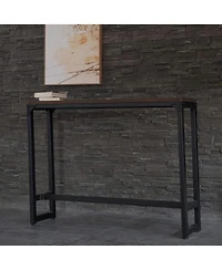 flynama Minimalist Industrial Bar Cocktail Logan Table