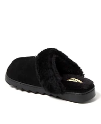 Dearfoams Women's Helena Genuine Suede Scuff House Shoe Slipper