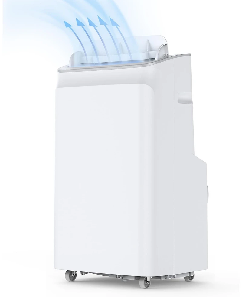 Xo 12,000 Btu Portable Ac, 4-in-1 Cooling, Fan, Dehumidifier and Sleep Mode, Remote, Window Kit, Auto-Evaporation