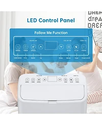 Xo 14,000 Btu Portable Air Conditioner, 4-in-1 Cooling, Dehumidifier, Fan and Sleep Mode, Remote Control, Window Kit