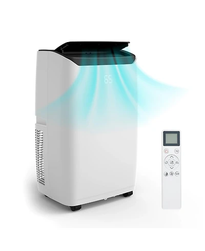 Xo 14,000 Btu Portable Air Conditioner for Rooms up to 750 Sq. Ft., 3-in-1 Cooling, Fan and Dehumidifier with Sleep Mode
