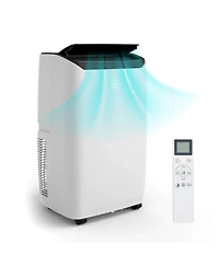 Xo 14,000 Btu Portable Air Conditioner for Rooms up to 750 Sq. Ft., 3-in-1 Cooling, Fan and Dehumidifier with Sleep Mode