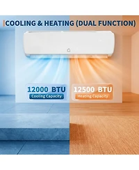Xo 19 Seer 12000 Btu Mini-Split Air Conditioner, Cool Up to 750 Sq. Ft, 230V