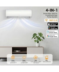 Xo 21 SEER2 12000 Btu Mini Split Ac and Heat Pump, Cools/Heats Up to 750 Sq.Ft, 230v