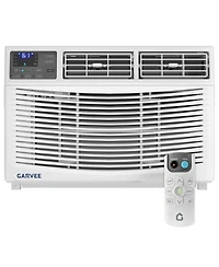 Xo Btu Window Air Conditioner with Remote Control, Cools Rooms Up to Sq. ft. Easy Install Kit, for Bedroom