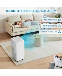 Xo 3-in-1 10000 Btu Portable Air Conditioner for 450 Sq.Ft. Spaces, Quiet Operation with Dehumidifier