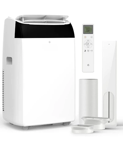 Xo 14000 Btu Plus Portable Air Conditioners with Fast Cool, Fan Speed, Dehumidifying, Auto Mode for Living Room, Dorm
