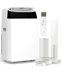 Xo 14000 Btu Plus Portable Air Conditioners with Fast Cool, Fan Speed, Dehumidifying, Auto Mode for Living Room, Dorm