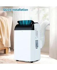 Xo 12000 Btu Portable Air Conditioners with Cooling, Dehumidifying, and Fan Functions for Up to 550 sq. ft. Rooms