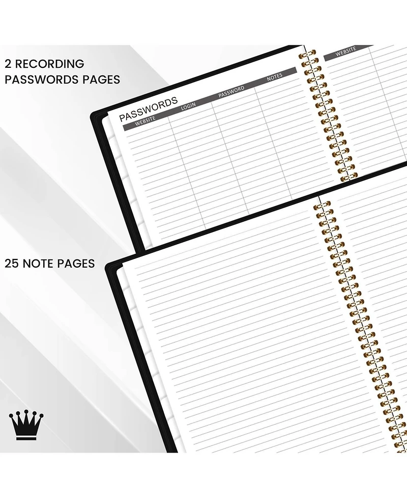 Gnuadz Monthly Planner 2026-2027 18 Month July 2026-Dec 2027 Tabs Pocket Twin-wire